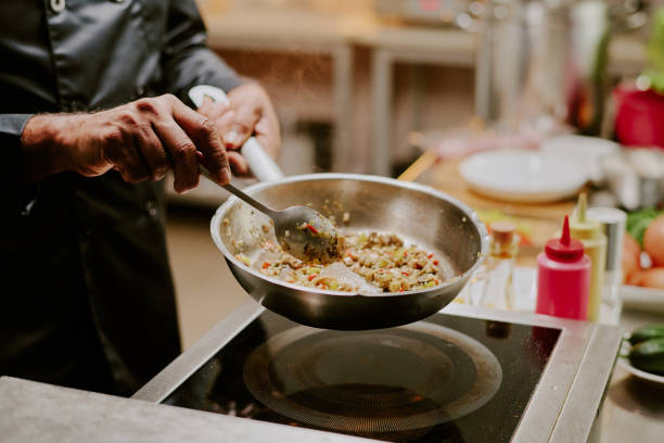 istock Medium Close up of Frying Pan with Chopped Vegetables 2163829182