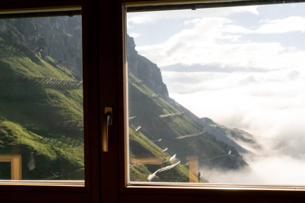 istock view from the window to the Alps 2163831622