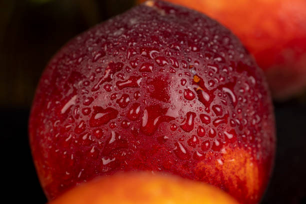 ripe and sweet nectarine fruit on the table