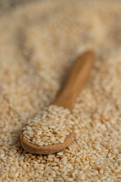 istock white sesame seeds for use in cooking 2163838419