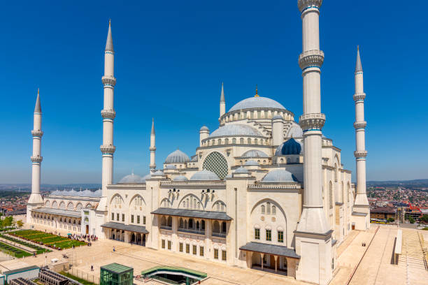 istock Grand Camlica Mosque in Istanbul, Turkey 2163838757
