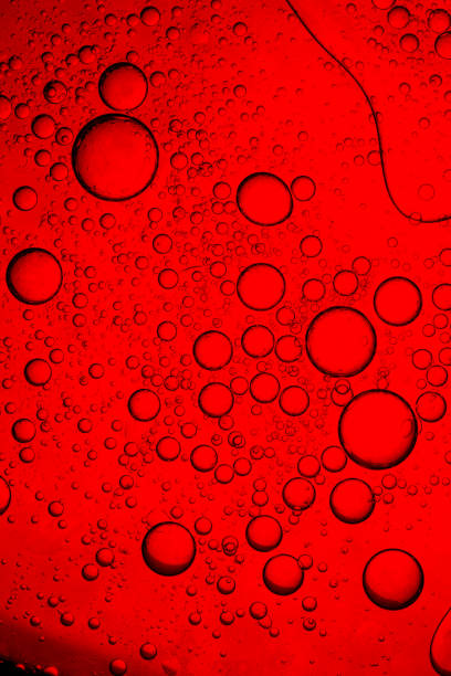 istock Macro red bubble texture close-up,red macro bubbles,Backgrounds, Abstract Backgrounds, Soda, Red, Carbonated,Beauty concept background. 2163845875