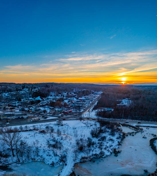 A photo of winter landscape in Danmak