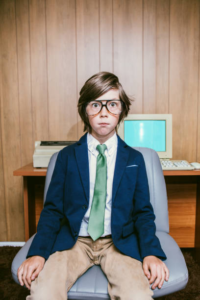 istock Stressed Out Child Prodigy Office Employee 2163848091