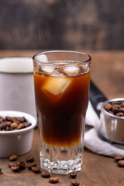 istock Espresso tonic, trendy coffee drink 2163850240