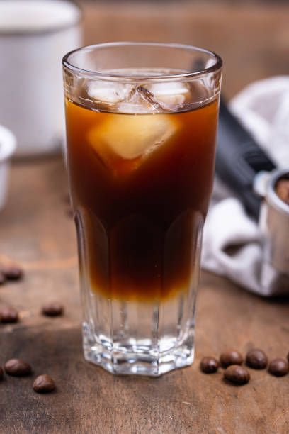 istock Espresso tonic, trendy coffee drink 2163850241