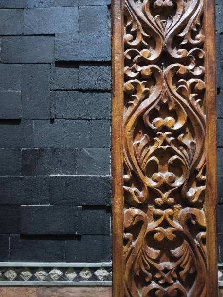 istock Wood carvings on mosque buildings. 2163857465