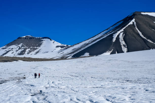 istock Hiking through Svalbard glacier in summer time 2163862041