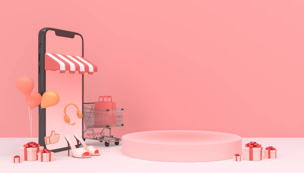 istock Mobile Phone Shopping Scene 2163862516