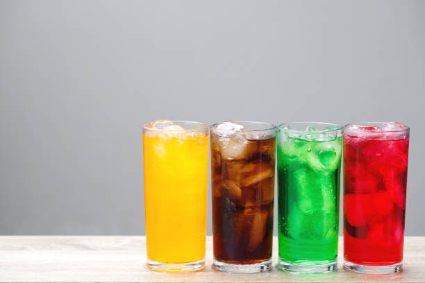 istock Soft drinks and fruit juice mixed with soda high in sugar have a negative effect on physical health 2163867110