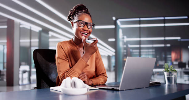 istock Business Woman Using Mobile Phone Technology 2163867970