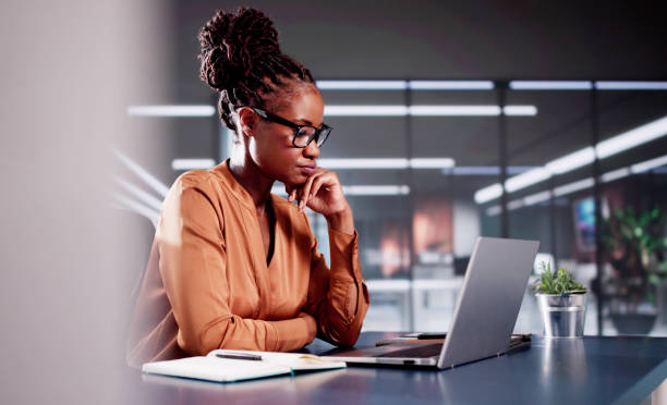 istock Thoughtful Curious Woman With Idea Or Plan 2163867975