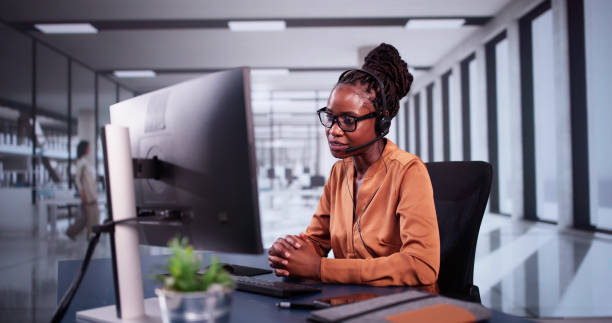 istock Video Conference Webinar Business Call Banner With Computer 2163868541