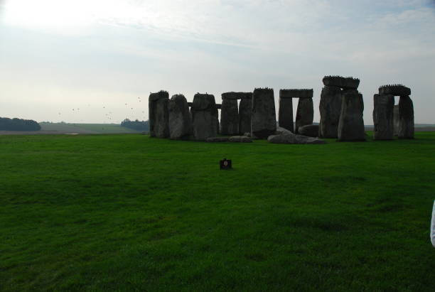 istock Stonehenge - green field 2163869677