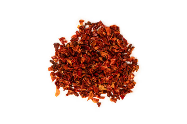 istock Dried tomatoes isolated on a white background. 2163873387