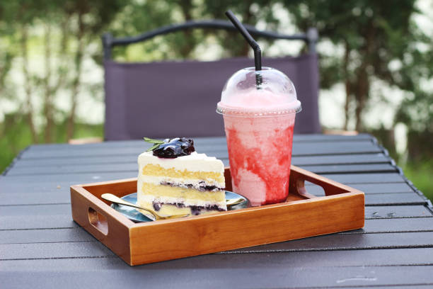 istock piece of blueberry cake 2163879440