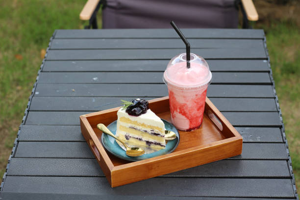 istock piece of blueberry cake 2163879442
