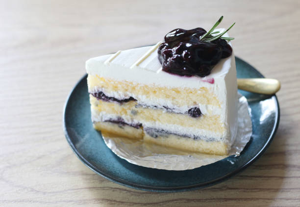 istock piece of blueberry cake 2163879494