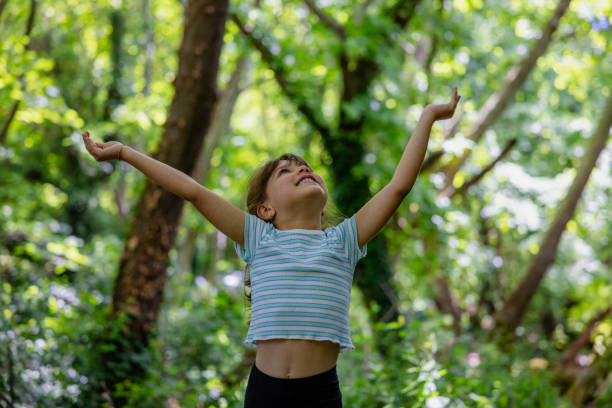 istock Young Girl in Forest 2163881297
