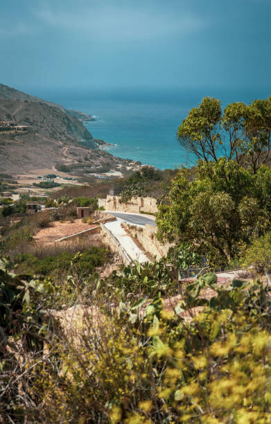 istock Scenic Coastal Road With Ocean and Mountain Views 2163886941