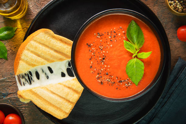 istock Middle Eastern Roasted Creamy Tomato Soup 2163888792