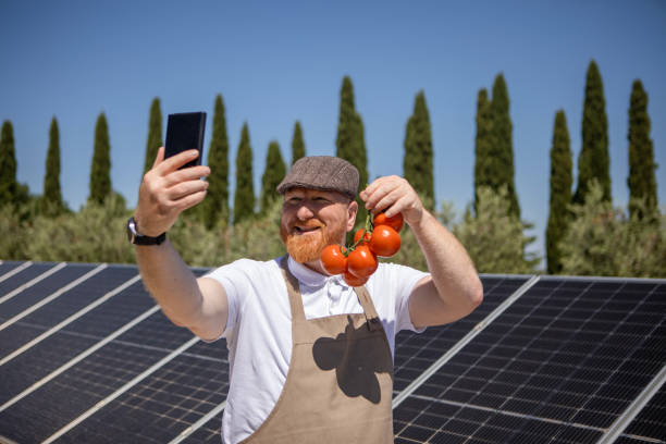 istock A handsome redhead farmer at a vegetable farm solar panel site in Italy 2163899413