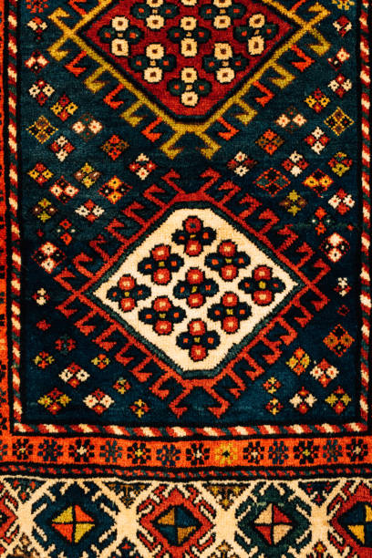 istock Oriental Persian Carpet Texture Background backdrop pattern. Oriental Persian Asian Carpets Background. east decor, oriental decoration backdrop, background 2163901237