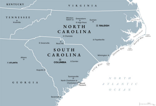 480-north-carolina-south-carolina-map-stock-photos-pictures-royalty-free-images-istock for Free Printable Map Of North Carolina With Cities 480+ North Carolina South Carolina Map Stock Photos, Pictures & Royalty-Free Images - iStock for Free Printable Map Of North Carolina With Cities