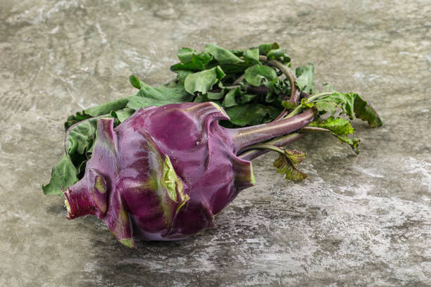 The interesting inside of red cabbage.