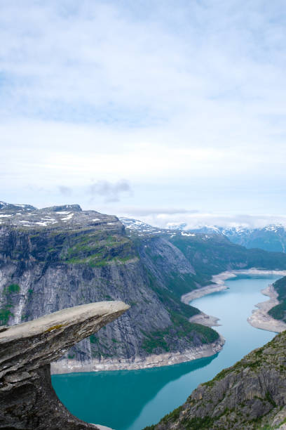 istock Trolltunga, Norway Cliffside View in Norway 2163924203