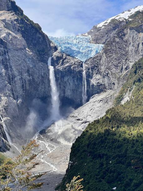 istock Waterfall in wilderness area, Patagonia 2163929015