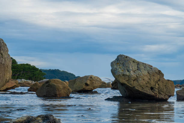 istock Rocky Shoreline at Hashigui-iwa 2163942532