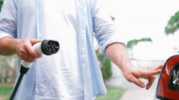 istock EV car technology utilized for home resident to future sustainability Synchronos 2163942907