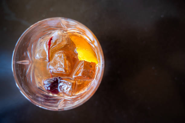 istock A traditional old fashioned with a cherry on top 2163944317