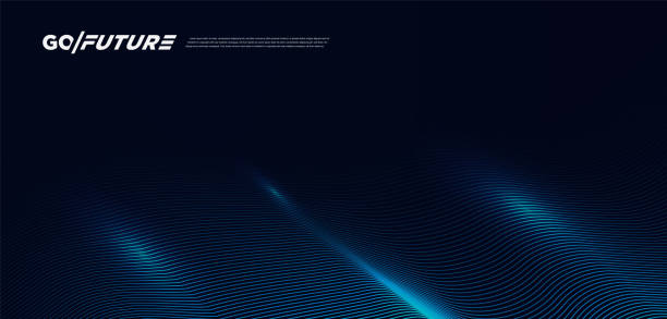 istock Premium blue abstract background concept with luxury geometric dark shapes. 2163945560