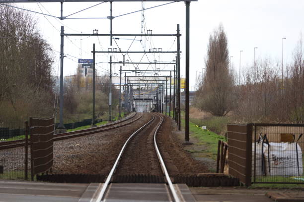 istock Small railway station zoetermeer-oost for local commutersrden) 2163949361