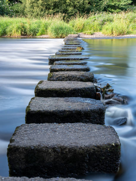 istock Stepping stones crossing a flowing river in scotland 2163951578
