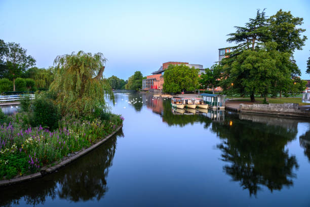 istock River Avon View at sunrise 2163956321