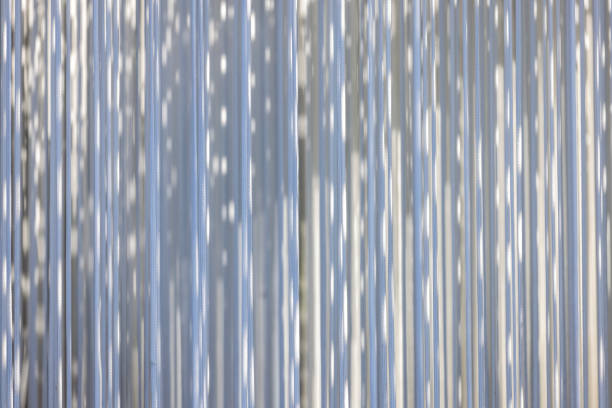 Light, blue, grey and white abstract background made with ropes, copy space, full frame horizontal composition