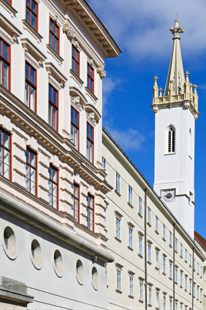 Vienna cityscape featuring the augustinian church (Austria).