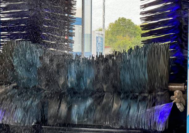 Car in carwash