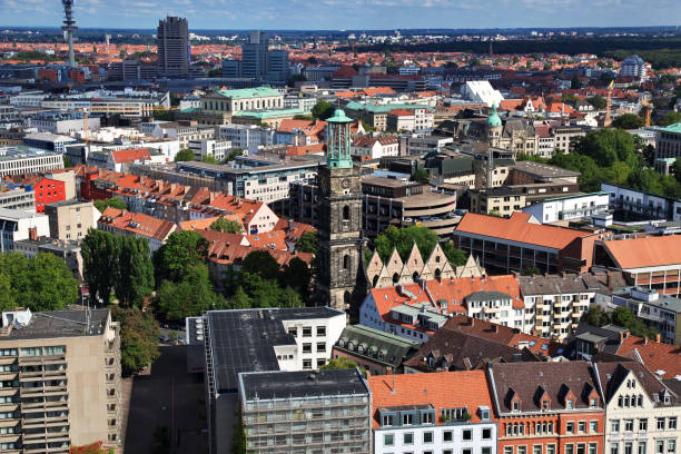 istock The view on Hanover city, Germany 2164000103