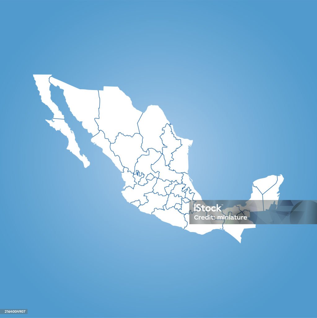 Mexico Map Vector Free Mexico Map Stock Illustration - Download Image Now - Abstract, Art ...