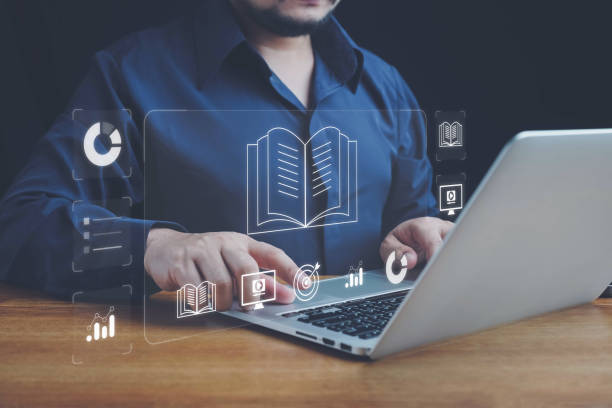 istock E-learning education, Concept of Online education. e-learning education concept, learning online with webinar. Digital courses to develop new skills. internet lessons, Education internet Technology. 2164007538