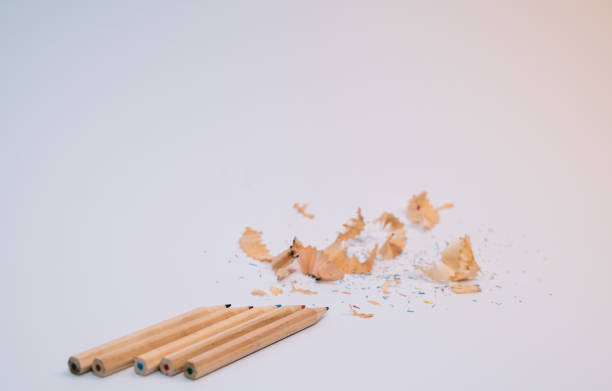 istock A pile of pencil shavings sits on a white background. 2164007955