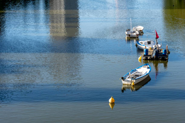 Boats on the Pisuerga River..Valladolid - Spain