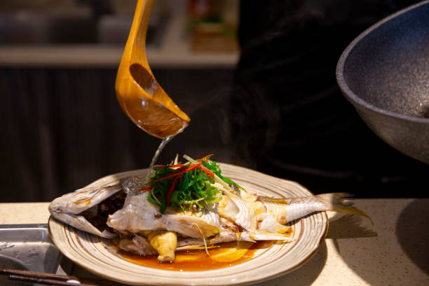 Peixe Oriental Cação: Sabor Umami Asiático Fácil - receita deliciosa profissional - passo 2