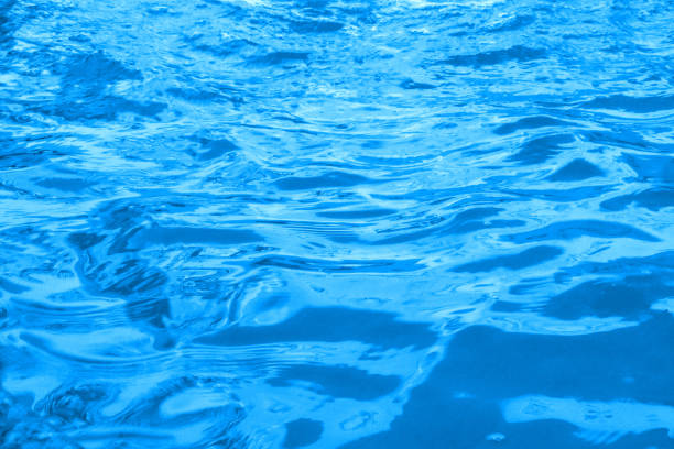 istock Blue water with ripples on the surface 2164019642