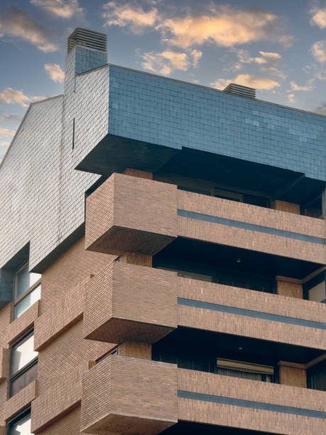 istock Modern Apartment Building at Sunset 2164024856