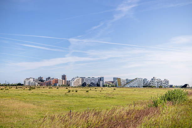 istock View to a modern residential suburb 2164025743